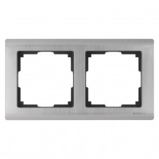 Рамка Werkel Metallic на 2 поста глянцевый никель WL02-Frame-02 4690389045912