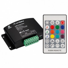 Контроллер-регулятор цвета RGBW с пультом ДУ Arlight VT-S14 VT-S14-4x4A (12-24V, ПДУ Карта 24кн, RF)
